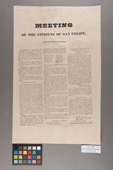San Felipe Broadside