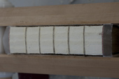 Sanded alum-tawed lining